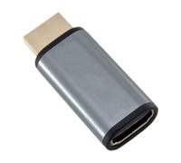 Aqvjd Adaptador de pantalla virtual de metal HDTV EDID emulador de pantalla virtual para salida de video suave, construcción de metal, pantalla HDTV