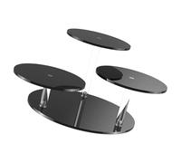 Aqvjd Estante apilable de acrílico grueso de 23 x 21 cm de espacio para libros coleccionables y cocina esencial para organizar cajas de oportunidades