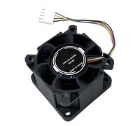 Aqvjd Ventilador de refrigeración de escritorio silencioso de 40 x 40 x 28 mm, 12 V, 4 cables, red protectora para router de escritorio, PWM de bajo ruido