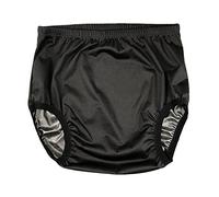 AQX Cubrepañales de tela para adultos para incontinencia, pantalones de látex impermeables a prueba de fugas, silenciosos, reutilizables, lavables, pantalones de plástico (sin algodón en el interior,