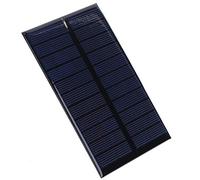 aqxreight 1.8W 5.5V Mini Módulo de Panel de Células Solares PET Laminados Solares DIY para Cargador de Juguetes Ligeros 123x83MM a Través o Efectos Eléctricos Es Absorber Dispositivos que Se