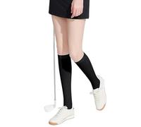 aqxreight 1 par de Mangas de Pierna para Mujer Calcetines de Pierna Helados Protector Solar Medias de Frescas con Elástico Sedoso que Se Siente Cómodo con Tela de Poliéster Humedad para y Mangas de