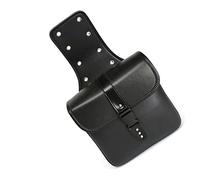 aqxreight 1 par PU Cuero Lateral Bolsa Alforjas Sunproof Colgante Bolsas de Almacenamiento con Suave Interior para Tranvía Accesorios (Black)