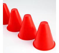 aqxreight 1 Unidad de Conos de Carretera para Obstáculos de Fútbol, Barril de Patín de Fútbol para Equipos de Entrenamiento Deportivo, Naranja Brillante, Plástico, Diseño Hueco para Resistencia Al