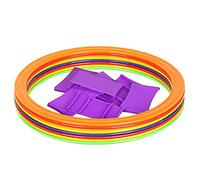 aqxreight 10 Uds. Anillo de Velocidad de Agilidad de 28cm/38cm, Anillos de Entrenamiento Deportivo para Fútbol, Baloncesto, Equipo Que Suena en el Lugar y PE 10 con Velocidad de de Agilidad de