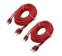 aqxreight 2 Piezas Cable de Automóvil Cable Masculino a Macho 5 M de Goma Alta Conductividad para El de Estéreo para El Receptor Amplificador del Receptor El Rendimiento del Automóvil DVD. Inicio