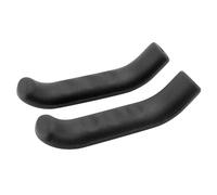 aqxreight 2 Uds Cubiertas de Palanca de Freno de Gel de Silicona Fundas Protectoras de Empuñaduras para Bicicleta de Piñón Fijo de Carretera, Accesorios de Manillar Ligeros Antideslizantes (BLACK)