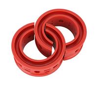 aqxreight 2 Unids/set SEBS Amortiguadores de Coche Rojos Puntales Pegamento Amortiguador Resortes Herramienta de Mantenimiento Automotriz para Mejorar la Estabilidad de Conducción y la Comodidad (E)