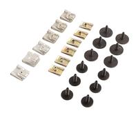 aqxreight 24 Uds Metal MC3003 Motor Undertray Sujetadores Clips Tornillos Reemplazo para Clase C W203 W204 CL203 T-Model