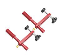 aqxreight 2PCS Abrazadera para Perros de Banco 19 Mm Color Rojo Abrazadera de Sujeción de Mesa MFT Ajustable para Carpintería que 45720 Perfectamente un Perro CNC Este Banco y Procesamiento Fino de