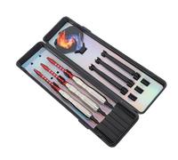 aqxreight 3 Dardos de Punta Suave para Principiantes, Juego de Dardos Profesionales de Plástico para Interiores con Ejes de Aluminio para Juegos de Diana Electrónicos Que Evitan los Arañazos y