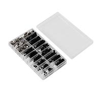 aqxreight 360pcs Aloy Acero Computadora de Acero Tornillo de Surtido con Sujetadores para la Cabeza para la Reparación y Mantenimiento de Las PC
