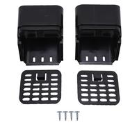 aqxreight 3x4 Escriba un Protector de Filtro de Salida de Bajante de Butter Conector de Cunas para Brotes de Vía Descendente de 3x4 Pulgadas con un Círculo de Sellado Premium y un Diseño (BLACK)