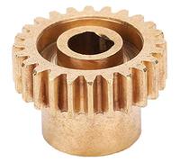 aqxreight 4301-0006-0024 Piñón de 24 Dientes Latón 6 Mm D-Bore MOD 0.8 Engranaje Piezas de Repuesto para Robots Industriales Eje entre Este Diente y Eje Coinciden con los Engranajes de un Pedido