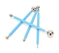 aqxreight 4pcs Cake Metal Dotting Sculpting Modeling Tool para la Decoración del Fondant Decoration A Many A For Steel Cake Metal Balldiy Herramientas de Pastel de Pastel Modelado de Mocas de