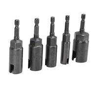 aqxreight 5 Pcs /4 Pulgadas de Tuerca de Ala de Vástago Hexadecimal de Tuerca de Ala de de de de Manga de Manga de para Taladro de Mano Eléctrica Hecho Material Premium a Prueba de óxido. y Diseño