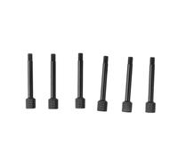 aqxreight 6 Piezas de Guitarra Electricidad de Guitarra Tornillo de Trémolo del Puente de la Silla de Silla de del Tornillo del de la Accesorios de Guitar (BLACK)