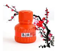 aqxreight 60 Ml de Tinta Roja de Color Brillante Pintura China Caligrafía Pigmento Arte de Pintura Suministros de Arte de Suministros de Rojo Tinta Innórica Rojas Liquided Pigment Tinkaligrafía Inkart