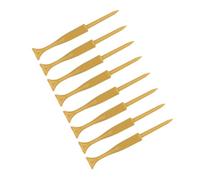 aqxreight 8 Piezas tee de Curso Forma de Béisbol Color de Madera Soporte de Curso de Plástico Liviano y Resistente No También Soporte Juego de Te de Plástico Juego de Te de Campo tee de de de Bola