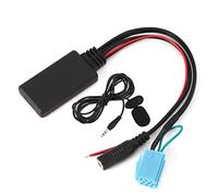 aqxreight 8pin Bluetooth Aux en Adaptador de Cable con Micrófono Que Llama a Las Manos Llamando Al Adaptador de Audio ABS Adecuado para Smart Fortwo 450 con Aux en Preparación Grundig