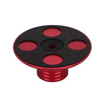 aqxreight Abrazadera Estabilizadora para Disco Giratorio Abrazadera de Peso de Aluminio Disco Rojo para Reducir la del Estabilizador de Peso de de Vinilo para Tocadiscos para Discos de Vinilo (Rojo)