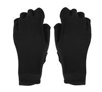 aqxreight Acuáticos Par Resistencia Al Deslizamiento De Entrenamiento De Natación De Mano Transpirables para Hombres Mujeres Adultos Negro 235X195Mm / 9.25X7.68In (L)