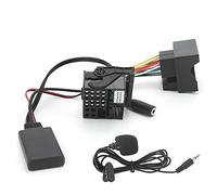 aqxreight Adaptador Auxiliar Conector de Audio Inalámbrico Premium para Coche con 5,0 para Serie E60 E63 E64 E65 E66 E87 Calidad de Sonido HiFi Plug and Play