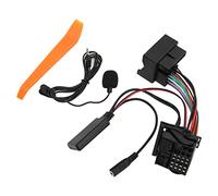 aqxreight Adaptador Bluetooth 5.0 IN Micrófono Manos Libres de 12 Pines Adaptador 5.0 IN Reemplazo de Micrófono Manos Libres de 12 Pines para CD30 MP3 CDC40 CD70 DVD90 de Agi