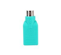 aqxreight Adaptador Convertidor de a USB para Teclado y Compatible con USB 1.1/2.0, Plug and Play, No Necesita Controladores, Diseño Compacto para Computadora Portátil y de Escritorio