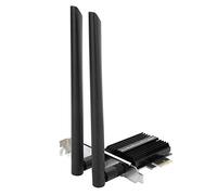 aqxreight Adaptador de Banda Dual de Escritorio para Tarjeta de Red con Cable de Extensión de Antena de 8 DB AX3000 PCIE Wi?Fi 6 5 1 Estándar para Lograr WiFi Externo 6 Compatible con Dos Redes