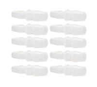 aqxreight Adaptador Reductor de Espiga para Manguera, Adaptador de Bomba de Acuario PP para Conexión de Tubo de Silicona, Junta de Tubería de Irrigación de 3,9 y 6,4mm, 10 Uds. (7.9-11.1)