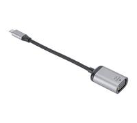 aqxreight Adaptador TypeC Macho a VGA Conector de Cable Corto Aleación de Aluminio PVC para OS X para y RB Resolución Soporte y Salida de Cabezal QXGA 60 HZ Hembra para