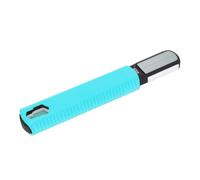 aqxreight Afilador de Cuchillas para Herramientas de Jardín Tijeras para Setos Portátiles de Doble Cabezal de Color Azul Llaves Afiladoras para Desmontaje Abierto La Mayoría con Herramienta de