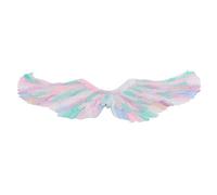 aqxreight Alas de Hada Disfraz de Plumas Alas de Princesa de ángel Coloridas para Halloween Cosplay Favores de Fiesta Etapa M Durable Puede Usarse con La Piel y Que Son de Hadas Plumas Regordetas La
