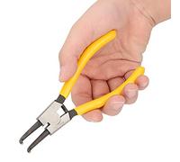 aqxreight Alicates a Presión con Clamp/Holder de Retención Curvo de Acero Inoxidable con de 7 Pulgadas, Herramienta Mecánica de Retención TU-175SB Body Easy 3 Can to a Snap Alicates para Circlip