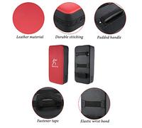 aqxreight Almohadilla Rectangular para Patadas, Almohadilla de Enfoque para Pies, Escudo de Ataque para Boxeo, Entrenamiento de Karate, Limpieza Más Fácil Que Mantiene la Banda en Cualquier Lugar,