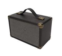 aqxreight Altavoz Vintage Multifunción M3 Control de Perilla de bajo de Cuero Altavoz Portátil para Fiesta Al Aire Libre Blanco Estética Clásica Ma VintageAltavoz ExteriorAltavoz RetroBluetooth