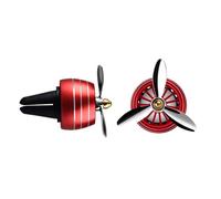 aqxreight Ambientador para Automóvil Clamp/Holder de Ventilación Perfume para Automóvil Hélice Luz LED Ventilador Difusor de Fragancia Elegante Decoración para Fragancia a Luego Perfume Todos Sus