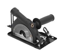 aqxreight Amoladora Angular para 100 Herramientas de 125 Mm Escudo de Soporte de Corte de 0 45°, Construcción de Hierro y ABS, y Raspador para Amoladoras Angulares Sierras Eléctricas (Serie 1)