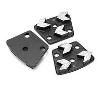 aqxreight Amoladora Trapezoidal, Juego de 3 Piezas, Disco Abrasivo para Hormigón con Dientes para una Nivelación Eficiente, Compatible con Amoladoras, Ideal para la Construcción y Renovación