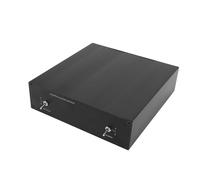 aqxreight Amplificador 2 en 2 Salidas Conmutador de Altavoz Interruptor Selector Terminales Tipo Banana Chapados en Oro Caja de Distribución Premium para Sistemas Estéreo de Cine en Casa