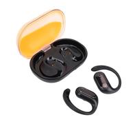 aqxreight Auriculares Inalámbricos con Diseño Ergonómico de Gancho para la Oreja para Comodidad Durante Todo el Día, Función de Luz Nocturna Luminosa, Sonido de Estudio y Conciencia Ambiental para