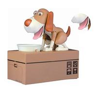 aqxreight Banco de Perros para Niños Dibujos Animados Lindo Atractivo Banco de Ahorro para Decorativo Marrón Blanco Tamaño del Perro Más Atractivo LUN de Caja de Ahorro de Dinero Caja de de Monedas