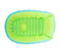 aqxreight Bañera Inflable para bebé Bañera para bebé Portátil Plegable Productos de Baño para Niños en el Medio del Globo Manos que Liberan a la Madre Es un Conjunto de Respaldo Inflable para Baño (L)