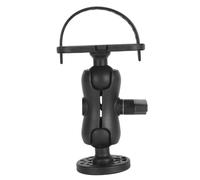 aqxreight Base de Montaje para Buscador de Peces con Soporte Doble de Acero Inoxidable de 360°, Universal para GPSMAP ECHOMAP Series, Kayak, Barco, Canoa, Accesorios de Pesca