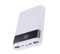 aqxreight Batería de Litio de Bricolaje Caja de Carcasa del Banco de Energía de Batería con Salida USB e Indicador para Teléfonos Inteligentes Cargue la Carga USB Cargador Portátil Cargador Portátil