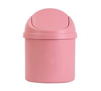 aqxreight Batón de Escritorio PP PP Compact InteriM Tra de Diseño de la Tapa de la Basura para el Escritorio de la Cocina del hogar. (PINK)