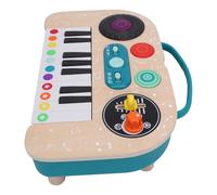 aqxreight Bebé Musical DJ Set Piano Múltiples Efectos de Sonido Educativo Colorido DJ Mezclador Juguete Musical para Niños Niñas Piano Mesa Infantil Potencial Creatividad Electrónica Table and