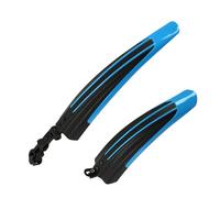 aqxreight Bicicleta de Montaña de Carretera Ajustable, Neumático de Bicicleta, Guardabarros Delantero/Trasero, Guardabarros, Conjunto para su Modelo de Puente de Puntales, Que Es Liviano y (Blue)