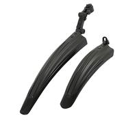 aqxreight Bicicleta de Montaña de Carretera Ajustable, Neumático de Bicicleta, Guardabarros Delantero/Trasero, Guardabarros, Conjunto para su Modelo de Puente de Puntales, Que Es Liviano y (Black)